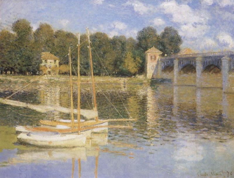 Claude Monet The Bridge at Argenteujil China oil painting art